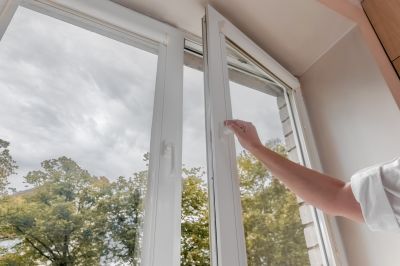 Modern casement window installation